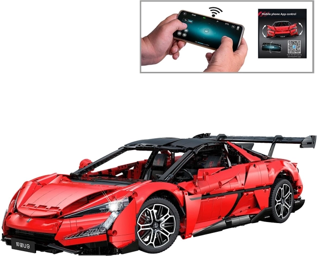 Konstruktor CaDA YangWang U9 1:8 czerwony