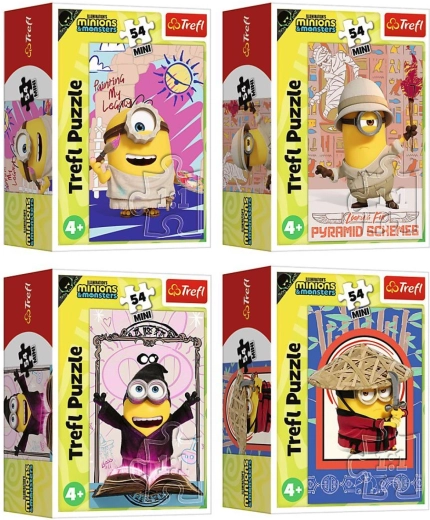 Minipuzzle Minionki – czas na zabawę, 54 elementy - 1 szt.