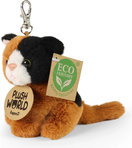 Pluszowy brelok kotek ECO-FRIENDLY Plush World 9 cm