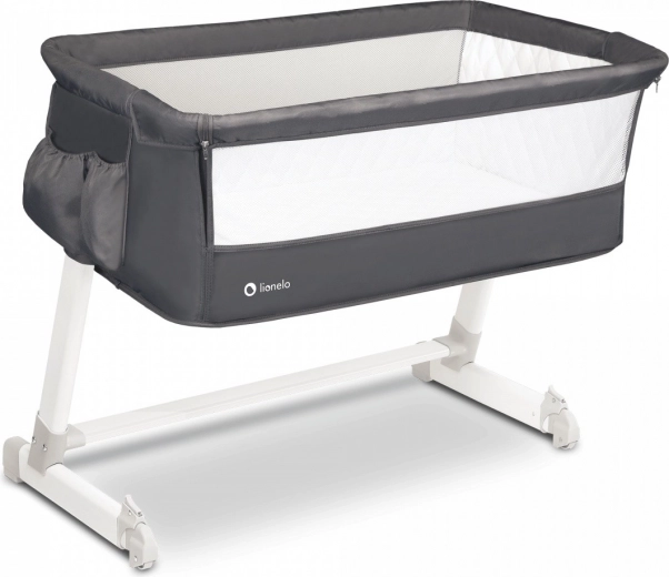 Dostawne łóżeczko Lionelo Theo ciemnoszare