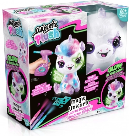 Airbrush studio – Magiczny jednorożec świecący w ciemności