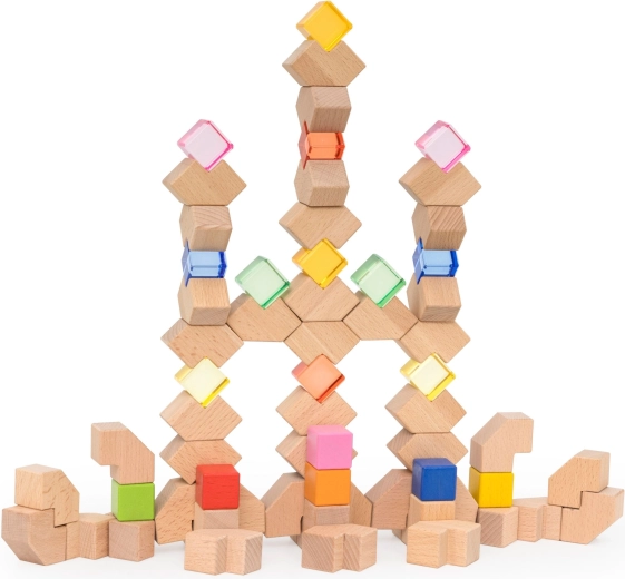 66 elementów do mozaik i konstrukcji 3D