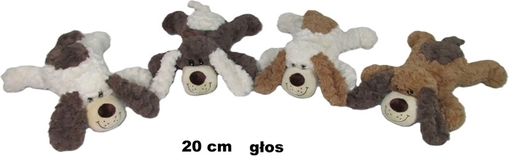 Pluszowy piesek z dźwiękiem, 20 cm