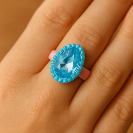 Błyszczące kamyczki i wyraziste kolory