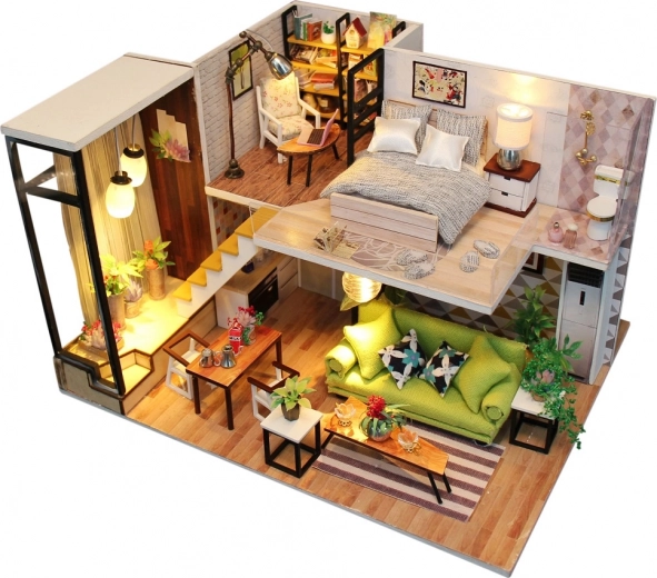Miniatura domku Romantyczny styl skandynawski 2Kids Toys