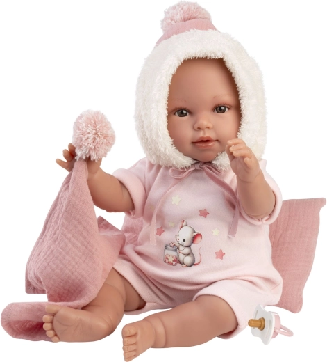 Llorens New born realistyczna lalka niemowlę z dźwiękami 38 cm