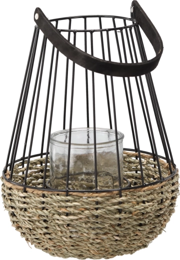 Wytrzymała metalowa konstrukcja w czarno‑brązowej stylistyce