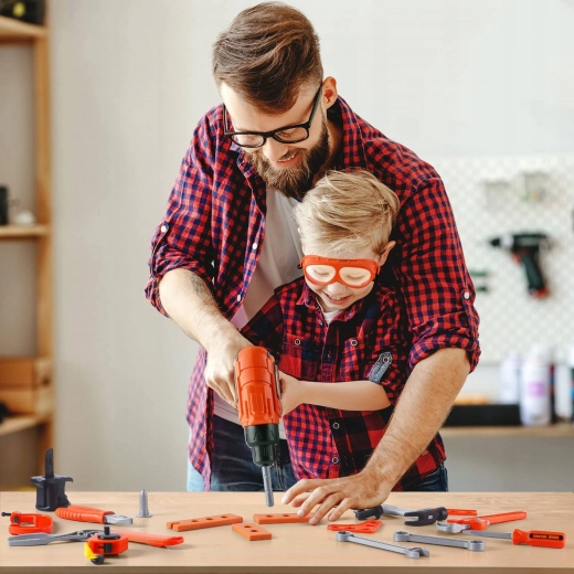 Woopie mobilna skrzynia warsztatowa na narzędzia 2w1, 65 elementów