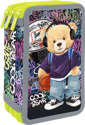 Piórnik piętrowy Cool Bear - 1 szt.