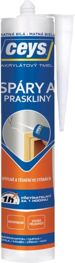 Akrylowy uszczelniacz do spoin i pęknięć 280 ml biały mat CEYS