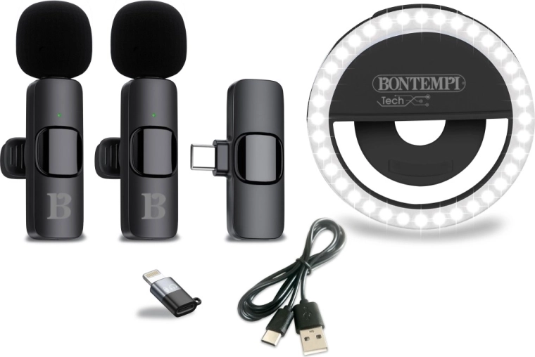 Mini pierścieniowe światło LED z trzema poziomami jasności