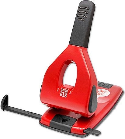 Dziurkacz SAX 618 czerwony