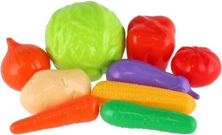 8 kolorowych elementów do realistycznej zabawy