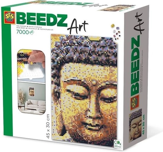 SES Creative Beedz Art koraliki do prasowania Buddha (7000 szt.)