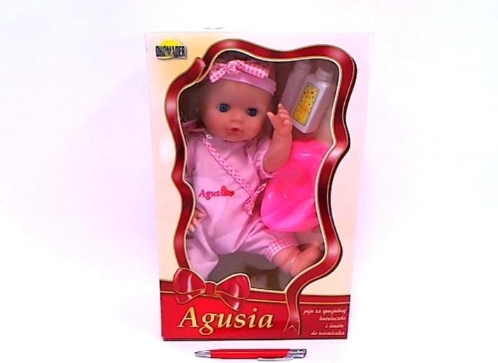 Lalka Agusia pije i siusia, 48 cm