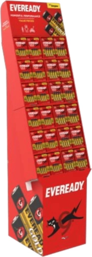 Podłogowy stojak na baterie Energizer Space Saver z 2 zasobnikami