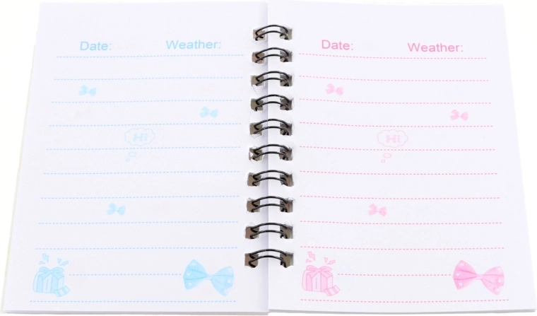 Kolorowe, liniowane kartki