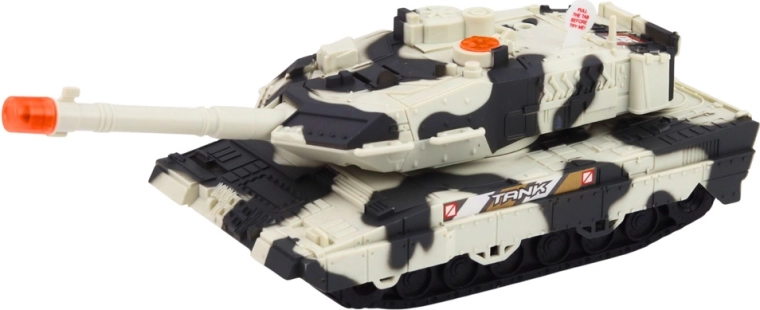 Czołg ze światłami, dźwiękami i obrotową wieżą