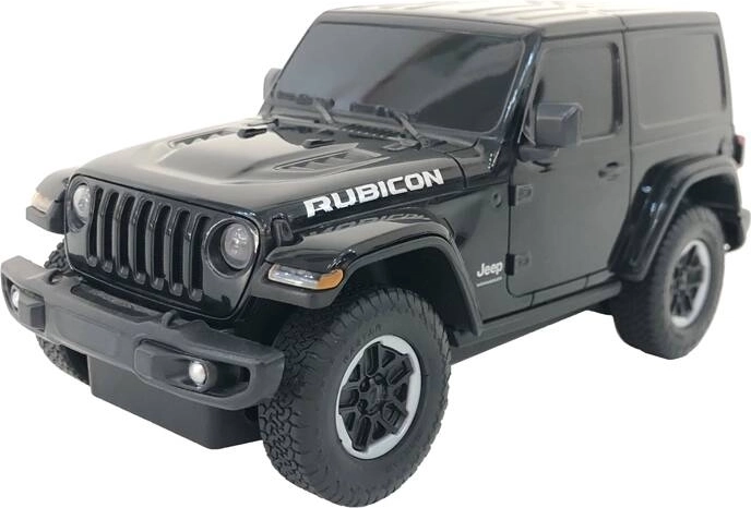 Zdalnie sterowany samochód Rastar Jeep Wrangler JL 1:24 czarny