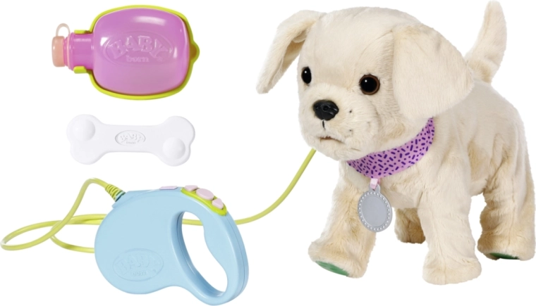 Chodzi, szczeka i merda ogonem