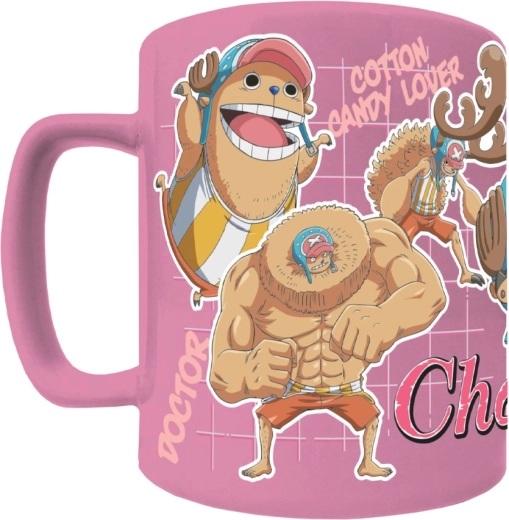 One Piece ceramiczny kubek z tekstylnym rękawem Chopper