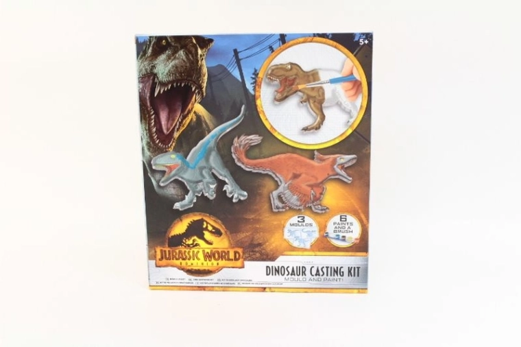 Jurassic World zestaw do odlewania gipsowego modelu dinozaura z farbami