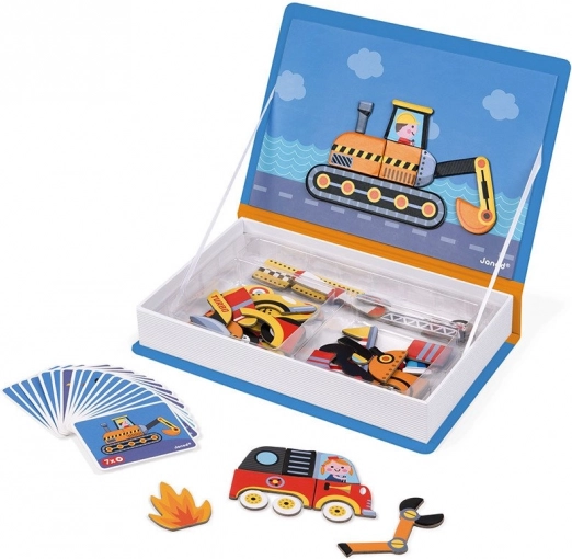 Janod Magnetibook Pojazdy