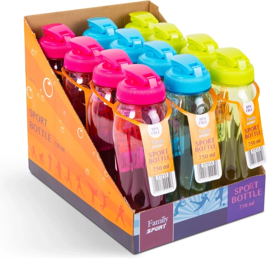 Pojemność 750 ml na aktywny dzień