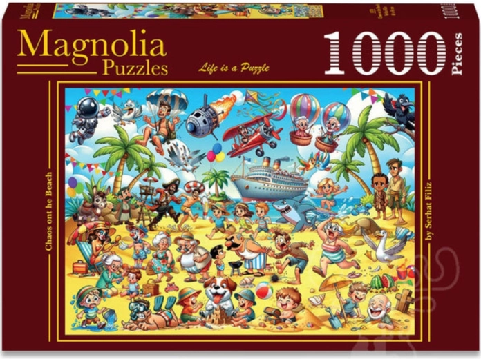 Puzzle Magnolia „Chaos na plaży” 1000 elementów