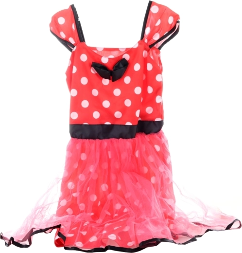 Uroczy kropkowany design z kokardką