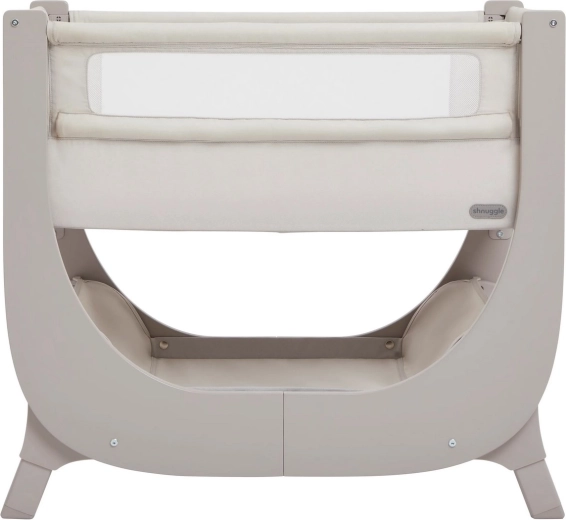 Shnuggle Air Lite – pierwsze łóżeczko taupe
