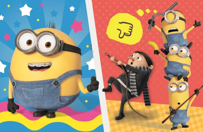 Trefl puzzle Minionki – zgrana paczka, 54 elementy