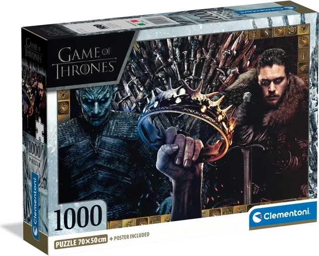 Puzzle Clementoni Gra o tron – kolaż fantasy 1000 elementów