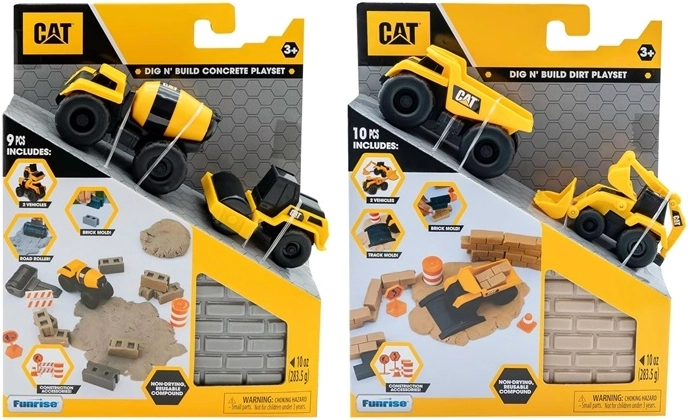 CAT Dig ’N’ Build zestaw budowlany z masą plastyczną (1 szt., losowy wybór)