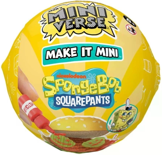 MGA's Miniverse Make It Mini SpongeBob SquarePants – niespodzianka – 1 sztuka