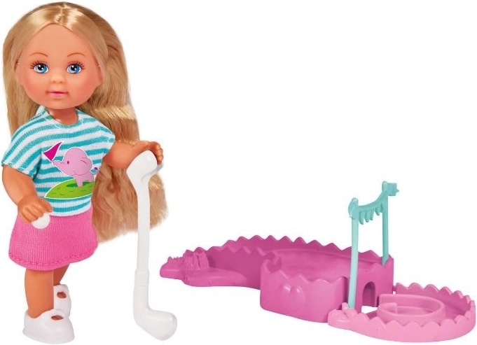 Autentyczna zabawa w minigolfa