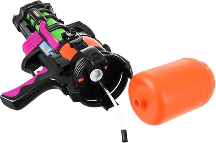 Duży zbiornik 1,25 l na dłuższą zabawę