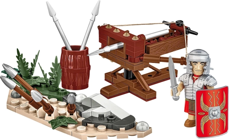 Funkcyjna rzymska balista ze strzelaniem