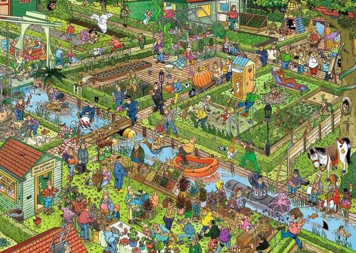Puzzle JUMBO Ogrod warzywny 1000 elementów