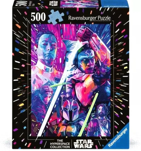 Puzzle Ravensburger Star Wars Hyperspace: Ahsoka XXL 500 elementów