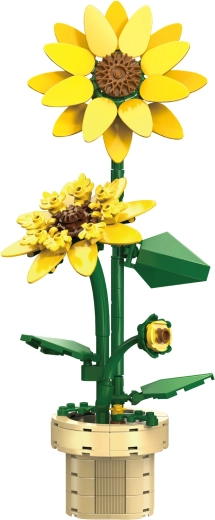 Realistyczny kwiat z klocków