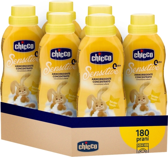 Chicco płyn do płukania tkanin skoncentrowany Baby Sensitive Delikatny Dotyk 750 ml