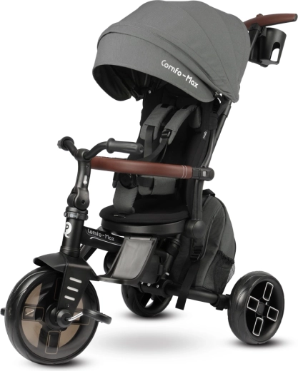 QPLAY trójkołowiec comfo max 7w1 szary