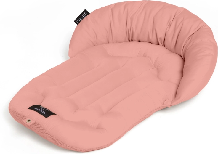 FikaGo miękka podkładka z poduszką Mushroom Pink rozmiar L