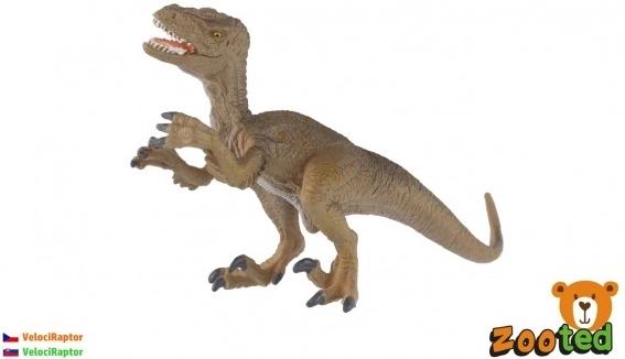 Plastowa figurka velociraptora 16 cm