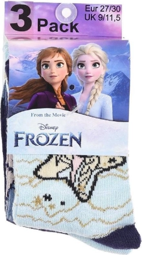 3 różne wzory Frozen w jednym opakowaniu
