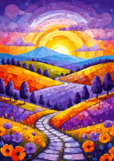 Enjoy puzzle Droga ku światłu 1000 elementów