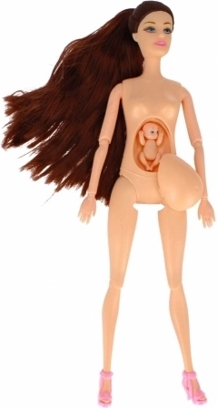 Realistyczny ciążowy brzuszek z niespodzianką