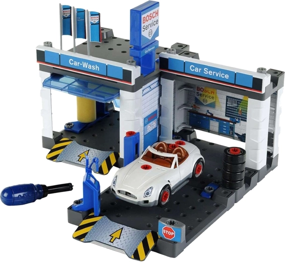 Bosch stacja serwisowa z myjnią i autem
