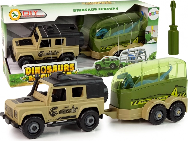 Terenowy pojazd DIY Transporter dinozaurów
